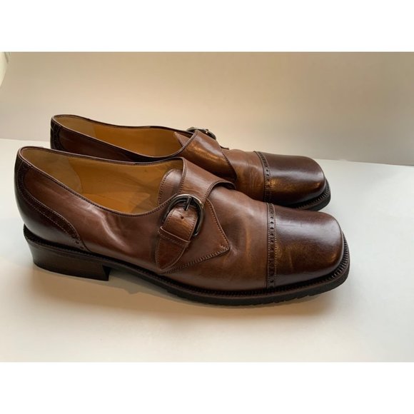 Brown Leather Loafers for Women - Picture 2 of 4